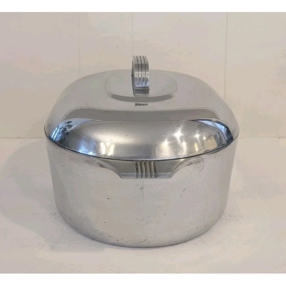 Vintage Magnalite Classic Roaster & Meat Rack No. 4265 3565 8 qt. 16 in Shiny